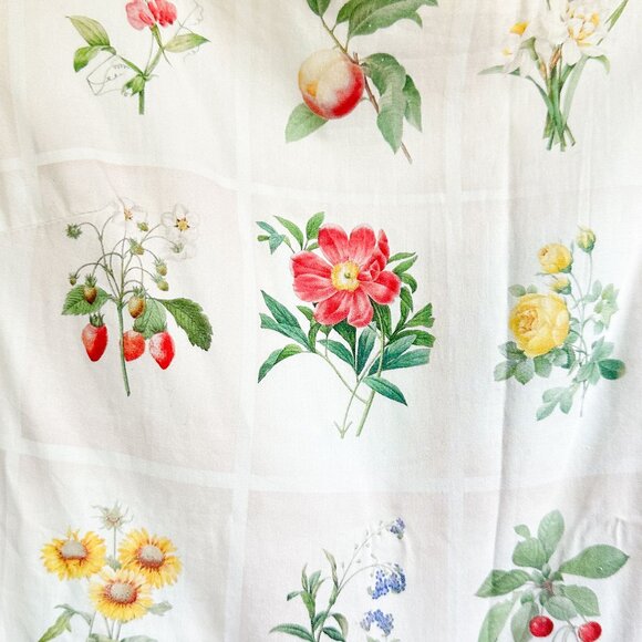 MOME Brand Custom Botanical Print Mid Dress Size M - Picture 4 of 10